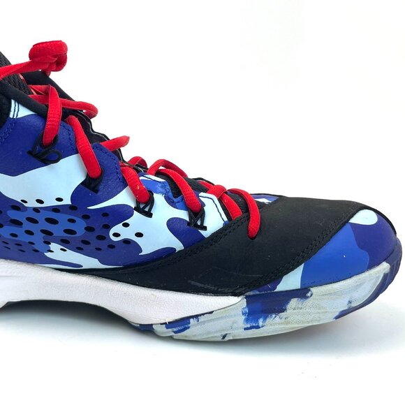 Jordan CP3.VII Clippers Camo Mens Shoes Blue /Black Sneakers 616805-012 Size 12 - Picture 8 of 12